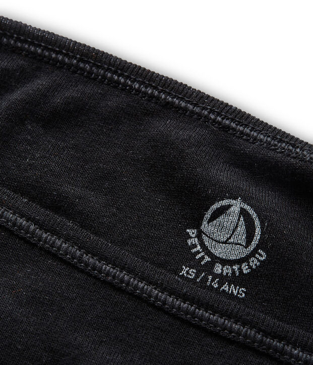 Culotte donna in cotone leggero nero