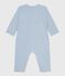 Pigiama senza piedini in cotone a righe neonato ADRIATIC/ MARSHMALLOW