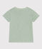 T-shirt bambino in jersey fiammato verde HERBIER