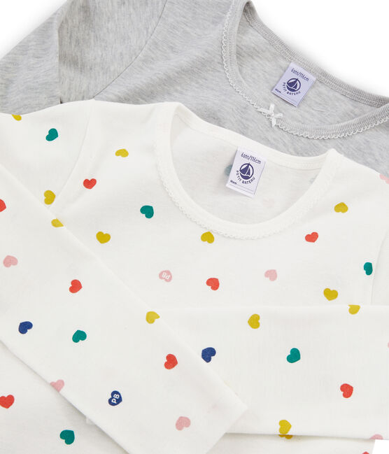 Duo t-shirt maniche lunghe bambina variante 1