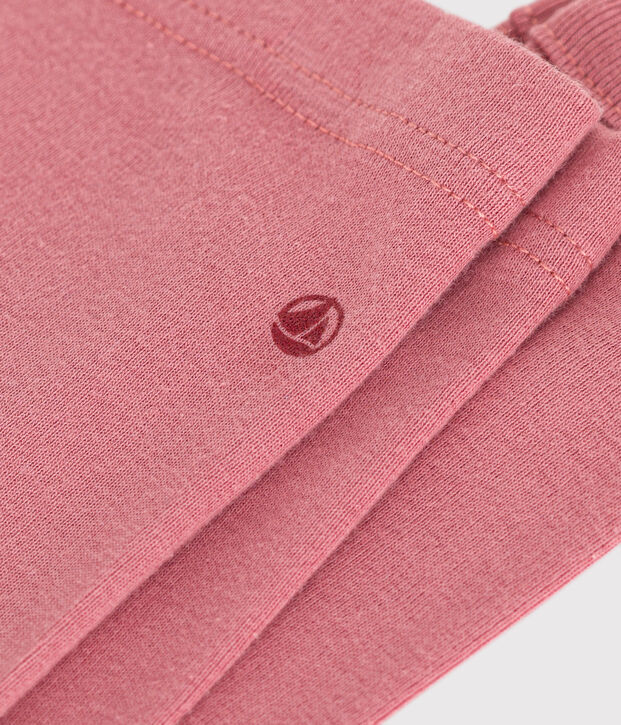 Leggings in cotone per beb&egrave; rosa