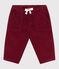 Pantaloni in velluto tinta unita neonato AMARANTE