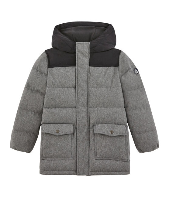 Piumino per bambino in flanella grigio SUBWAY CHINE