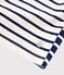T-shirt maniche lunghe in jersey bambina bianco MARSHMALLOW/blu SMOKING