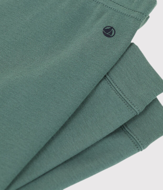 Leggings in cotone beb&egrave; verde
