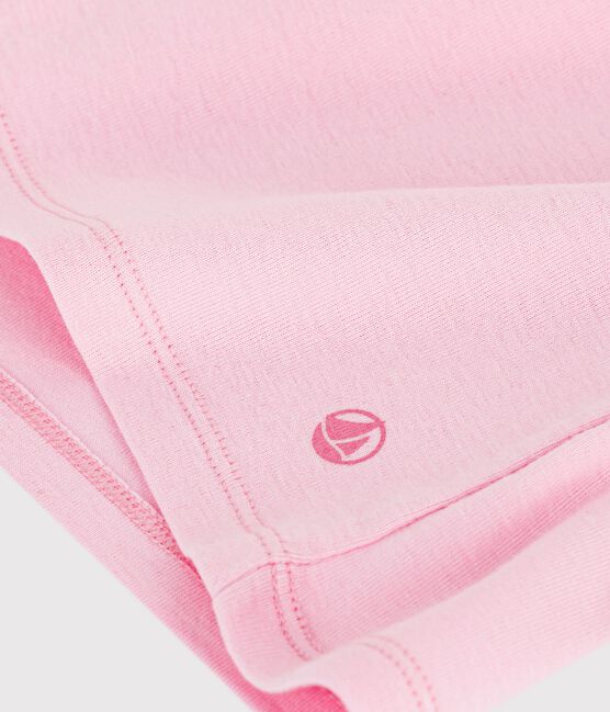 T-shirt a maniche corte in cotone tinta unita donna rosa MARQUISE