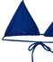 Costume da bagno 2 pezzi tinta unita blu PERSE