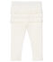 Leggings da bebè femmina con balze bianco MARSHMALLOW CN