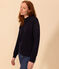 Maglione a costa inglese in cotone Donna blu SMOKING