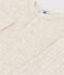 Body a manica lunga bebè scollo serafino in cotone beige MONTELIMAR CHINE