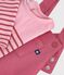 Set regalo con T-shirt e salopette in cotone neonato multicolore
