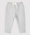 Pantaloni bebè in molleton biologico  grigio BELUGA CHINE