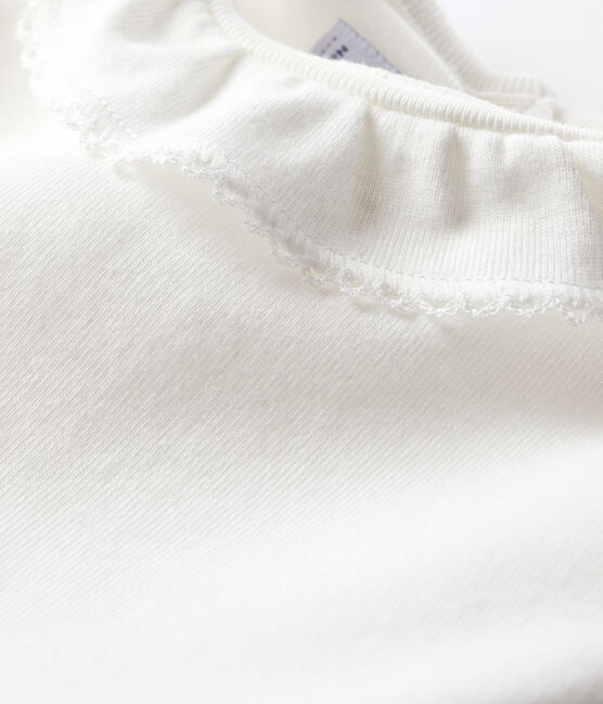 Body a manica corta e con colletto bianco MARSHMALLOW