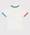 T-shirt a maniche corte in cotone bambina bianco