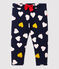 Pantalone trapuntato bebè. blu SMOKING/bianco MULTICO