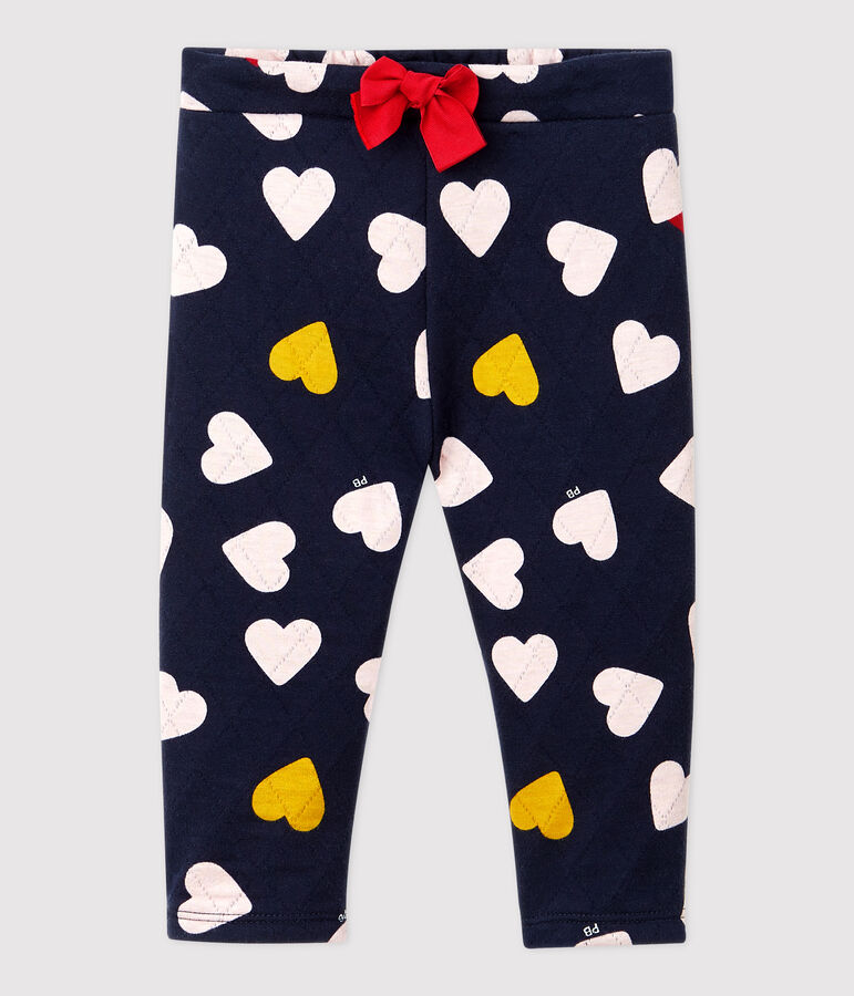 Pantalone trapuntato beb&egrave;. blu/multicolore