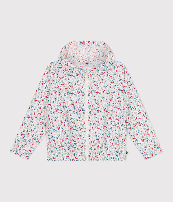 Giacca a vento ultraleggera bambino bianco MARSHMALLOW/bianco MULTICO