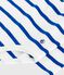 Body in cotone a righe con colletto a polo neonato blu MILK/ OLYMPIC