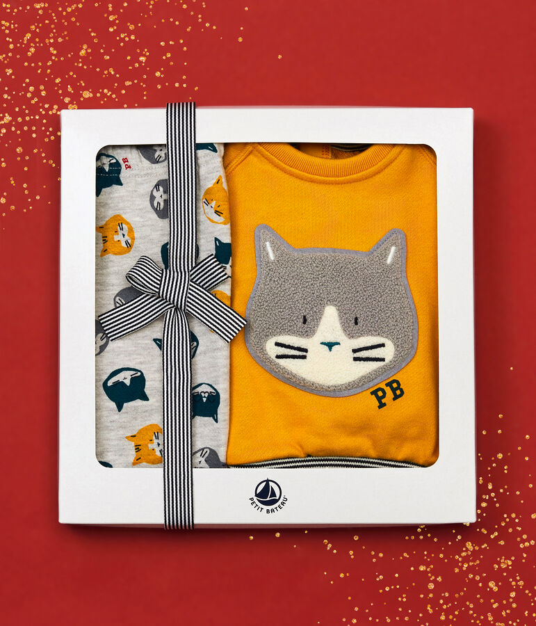 Confezione regalo neonato multicolore