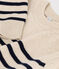 Maglione alla marinara in lana donna bianco AVALANCHE/blu SMOKING