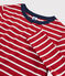 T-shirt iconica scollo rotondo Donna rosso TERKUIT/bianco MARSHMALLOW