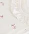 Sacco nanna neonato in cotone con stampa a fiori TOG 1,5 bianco MARSHMALLOW/bianco MULTICO