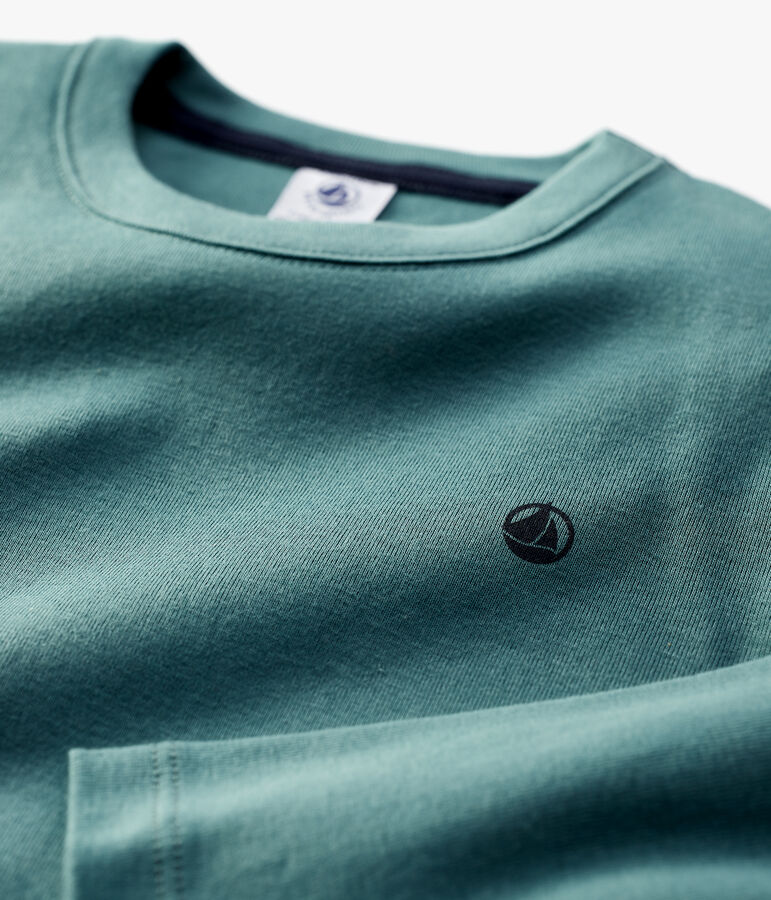 T-shirt in cotone biologico bambina / bambino verde