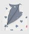 Cardigan senza maniche double face in cotone con stampa neonato rosso MARSHMALLOW/ SPI