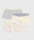 Set di boxer in cotone con vita rivestita leopardata bambino