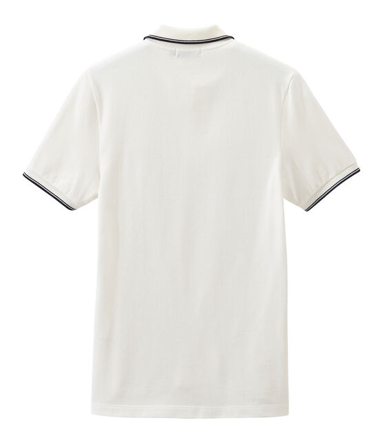 Polo maniche corte uomo bianco MARSHMALLOW