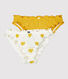 Confezione da 2 slip in cotone a volant Donna