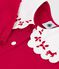 Blusa a maniche lunghe in popeline di cotone con stampa bambina rosso TERKUIT