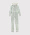 Tutina lunga da bambino a costine bianco MARSHMALLOW/bianco MULTICO