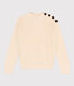 Maglione a costa inglese in cotone donna