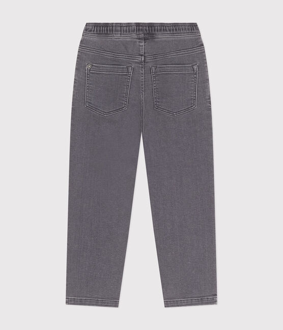 Pantalone bambino in denim taglio regular grigio GRIS DELAVE