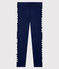 Legging sportivi bambina blu SMOKING