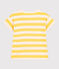 T-shirt rigata in jersey fiammato bambino giallo NECTAR/ AVALANCHE