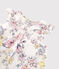 Blusa a manica corta in popeline bambina bianco MARSHMALLOW/bianco MULTICO