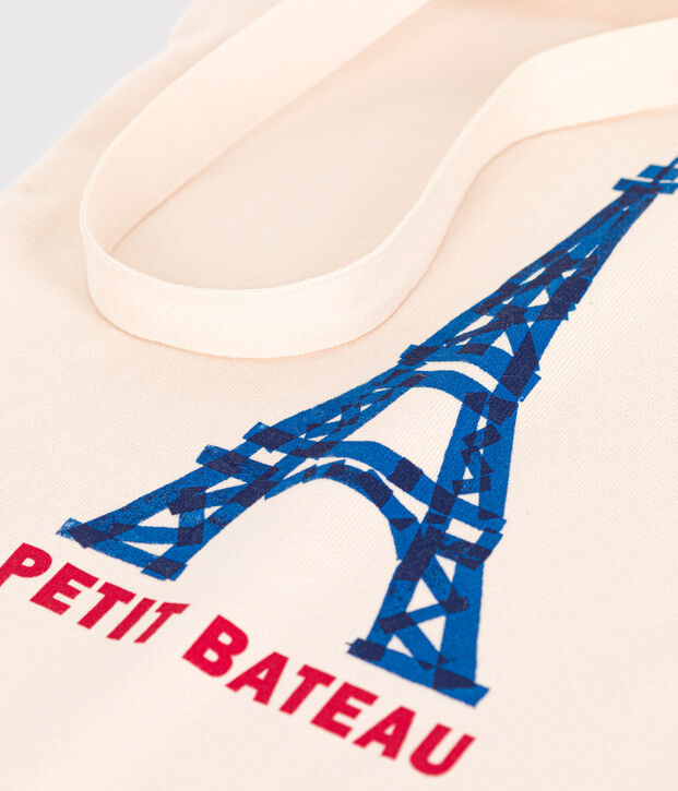 Tote bag in cotone ecru