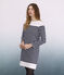 Abito marinière Donna blu SMOKING/bianco MARSHMALLOW