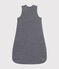 Sacco nanna in velluto neonato TOG 2,5 blu SMOKING/bianco MARSHMALLOW