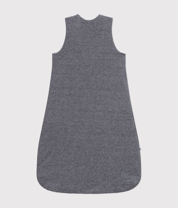 Sacco nanna in velluto neonato TOG 2,5 blu/bianco