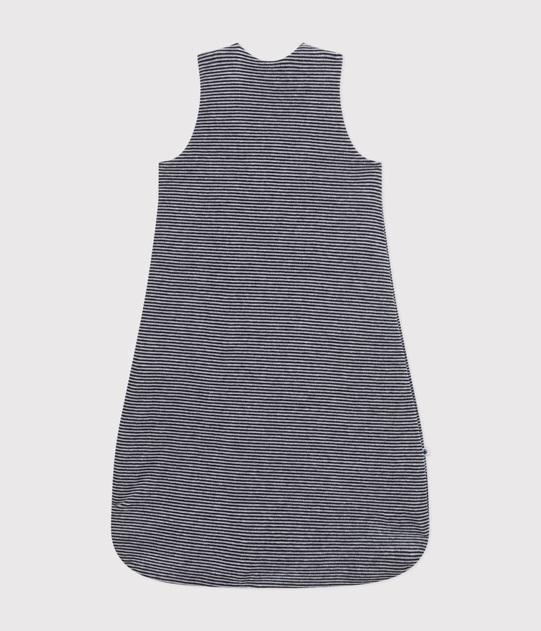 Sacco nanna in velluto neonato TOG 2,5 blu/bianco