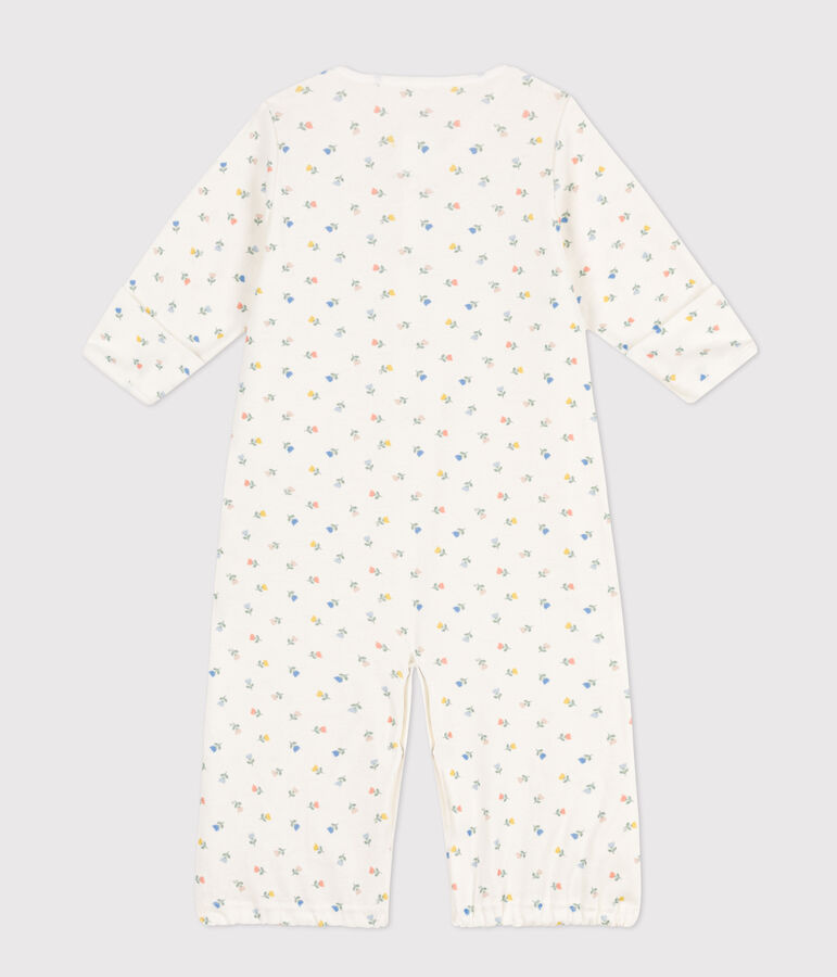 Tutina e sacco nanna con stampa in cotone bianco/multicolore