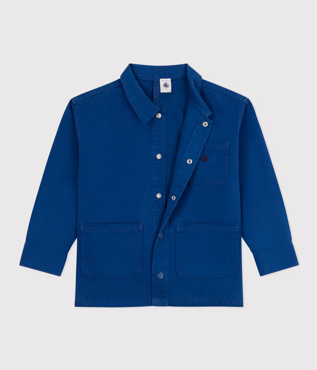 Giacca in denim bambino blu