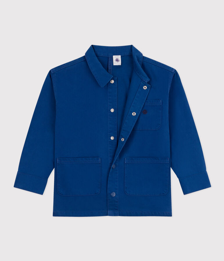 Giacca in denim bambino blu