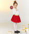 Blusa bambina bianco MARSHMALLOW