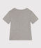 T-shirt stampata in jersey leggero bambino grigio CHATON CHINE
