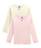 Lotto di 2 t-shirts a maniche lunghe per bambina variante 1