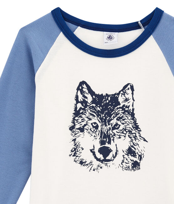 Pigiama per bambino blu LIMOGES/bianco MULTICO